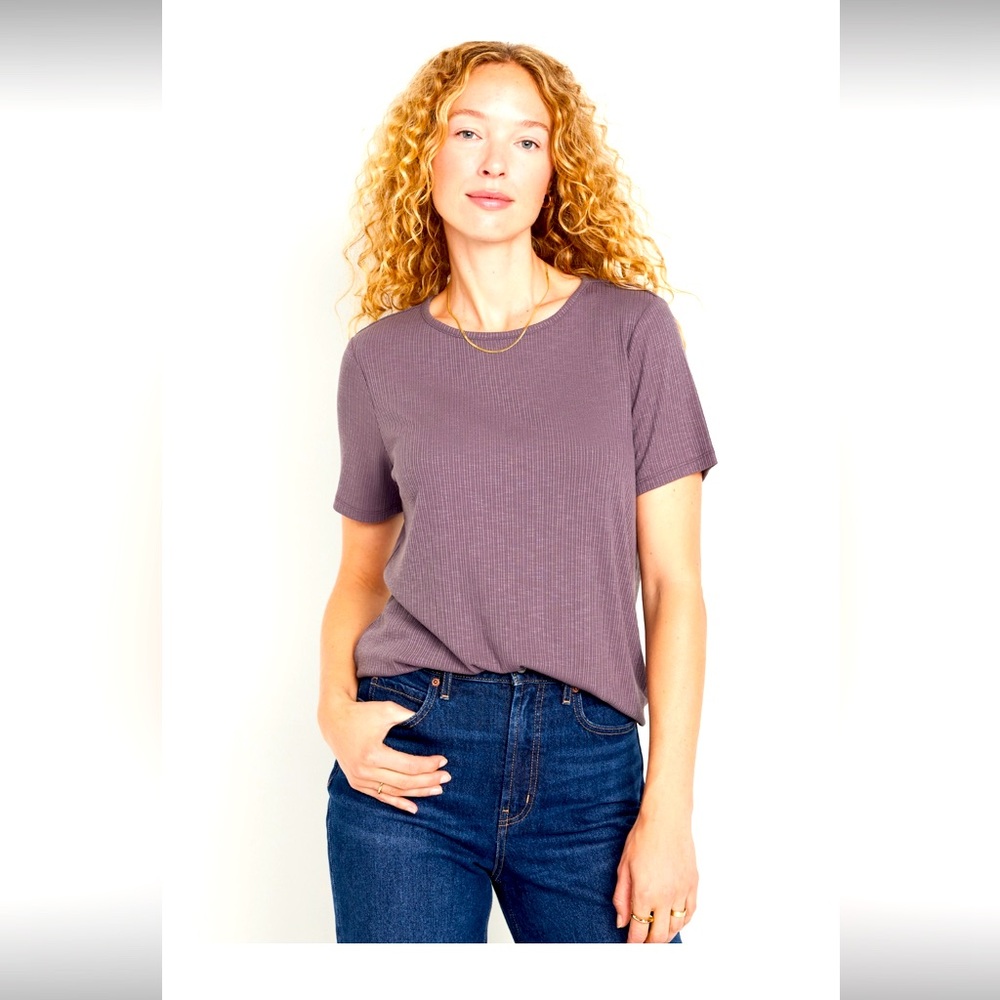 NWT old navy ribbed short sleeve tshirt